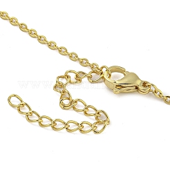Brass Micro Pave Clear Cubic Zirconia Cat Pendant Necklaces for Women&nbsp;NJEW-Z042-01G-01