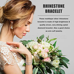 4Pcs 4 Style Crystal Rhinestone Tennis Bangles Set&nbsp;BJEW-FI0001-57