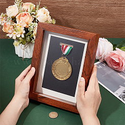 Rectangle Wood Medal Display Frame&nbsp;AJEW-WH0348-322A