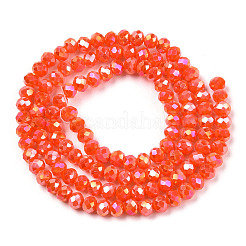 Electroplate Glass Beads Strands&nbsp;EGLA-A034-P2mm-B23