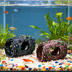 2Pcs 2 Colors Resin Stump Display Decorations&nbsp;DJEW-GF0001-87