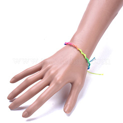 Adjustable Nylon Thread Braided Cord&nbsp;BJEW-JB04270-01