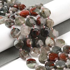 Natural Bloodstone Bead Strands&nbsp;G-C116-A06-01
