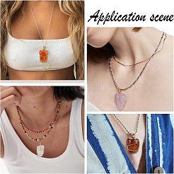 12Pcs Natural Gemstone Pendants&nbsp;FIND-FG0001-60