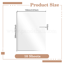 10 Sheets PET Double Sided Adhesive&nbsp;AJEW-GA0008-91B