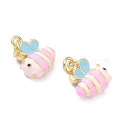 Brass Enamel Charms&nbsp;KK-F933-13G