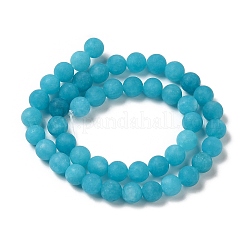 Natural Dyed White Jade Beads Strands&nbsp;G-M402-B01-02
