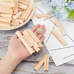 40Pcs 6 Style Pinewood Wooden Holder&nbsp;DIY-OC0010-15