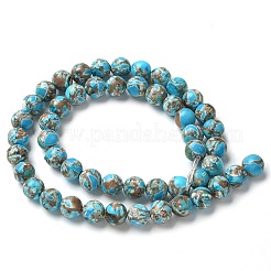 Dyed Synthetic Imperial Jasper Beads Strands&nbsp;G-C168-02B