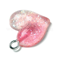 Gradient Color Transparent Resin Pendants&nbsp;RESI-A023-01D