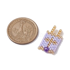 Glass Seed Beaded Pendants&nbsp;PALLOY-MZ00227