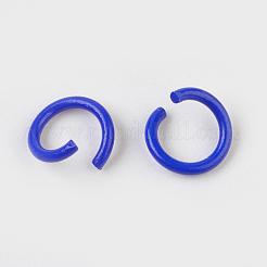 Spray Painted Iron Open Jump Rings&nbsp;IFIN-F149-F04