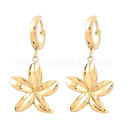 Valentine's Day 304 Stainless Steel Dangle Hoop Earrings for Women&nbsp;EJEW-F415-01G