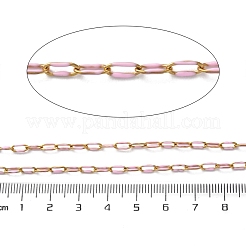 304 Stainless Steel Enamel Cable Chains&nbsp;CHS-R020-02G-05