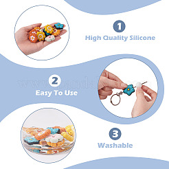 10Pcs 5 Styles Silicone Beads&nbsp;SIL-TA0003-44