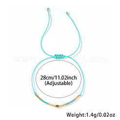Glass Seed Bead Braided Bracelets for Women&nbsp;AW0420-6