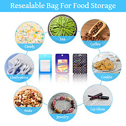 40Pcs 4 Styles Plastic Resealable Bag&nbsp;OPP-TA0001-10B