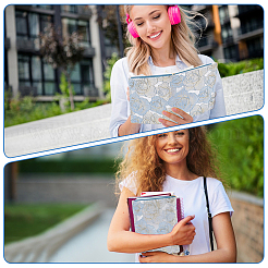 1Pc Polyester Book Covers&nbsp;AJEW-CP0009-74C