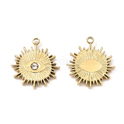 Ion Plating(IP) 316 Stainless Steel with Rhinestone Pendants&nbsp;STAS-K258-13G