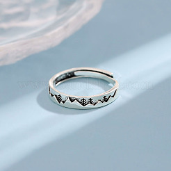 Adjustable Brass Cuff Open Rings for Women&nbsp;WG0F3D9-01