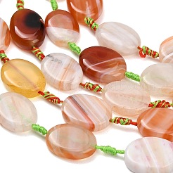 Natural Banded Agate Beads Strands&nbsp;G-A321-E03-01B