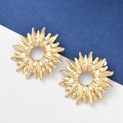 Alloy Stud Earrings&nbsp;LS-EJEW-D300-02G-03