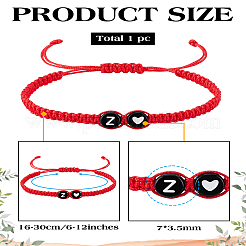 1Pc Adjustable Nylon Cord Braided Bracelets for Women Men&nbsp;BJEW-LP0001-31B-Z