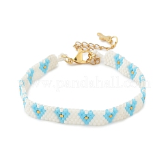 Glass Seed Beaded Bracelets for Women&nbsp;BJEW-MZ00214-02