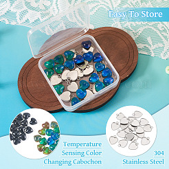 20Pcs 304 Stainless Steel Pendant Cabochon Settings for Fashion Jewelry&nbsp;STAS-TA0006-23