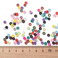 15 Colors Handmade Polymer Clay Beads&nbsp;CLAY-JP0001-04-4mm