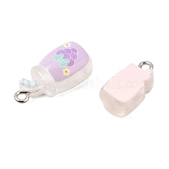 Fruit Juice Printed Resin Pendants&nbsp;RE-CBA814E-04