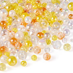 Transparent & Opaque Acrylic Bead&nbsp;OACR-TAC0002-08A