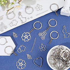 DIY Keychain Making Kits&nbsp;DIY-SP0002-65P