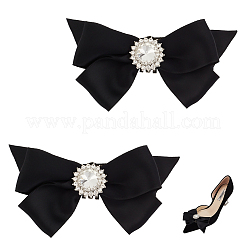 Polyester Bowknot Shoe Decorations&nbsp;AJEW-WH0323-22P