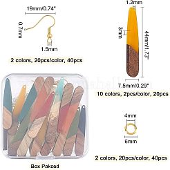 DIY Teardrop Dangle Earring Making Kits&nbsp;DIY-OC0006-31
