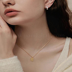 4Pcs Brass Micro Pave Cubic Zirconia Charms&nbsp;KK-LP0004-09G