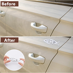 3 Styels Alloy Self-adhesive Car Stickers&nbsp;DIY-FH0007-02