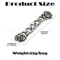 316 Stainless Steel Chain Extender&nbsp;DIY-CJC0006-32