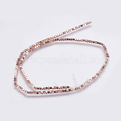 Electroplate Non-magnetic Synthetic Hematite Bead Strands&nbsp;G-K237-08