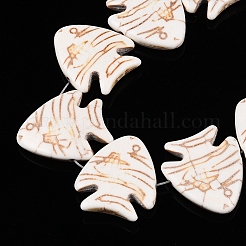 Synthetic Turquoise Beads Strands&nbsp;UNKW-T001-15