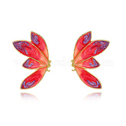 Alloy Enamel Stud Earrings for Women&nbsp;WG18F6F-01