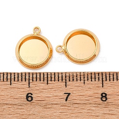 Brass Pendant Cabochon Settings&nbsp;KK-F898-20A-G
