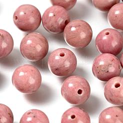 100Pcs 8mm Grade AAA Natural Rhodochrosite Round Beads&nbsp;DIY-LS0002-65