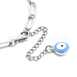 Iron Paperclip Chain Bracelets&nbsp;BJEW-JB0544-03
