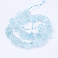 Synthetic Aquamarine Bead Strands&nbsp;G-P254-A01