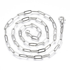 Brass Paperclip Chains&nbsp;MAK-S072-11B-P