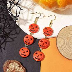 Dyed Synthetic Turquoise Pendants Earrings&nbsp;EJEW-TA00419