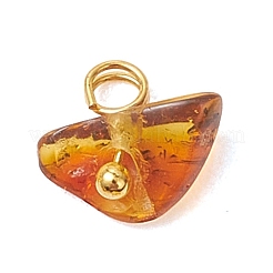 Natural Amber Chip Charms&nbsp;PALLOY-JF05061