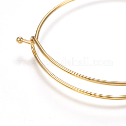 Ion Plating(IP) Adjustable 304 Stainless Steel Expandable Bangle Making&nbsp;STAS-I081-01G