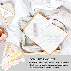 3 Sets 3 Colors Paper Hollow Lace Scrapbook Paper Pads Sets&nbsp;DIY-CP0008-93A